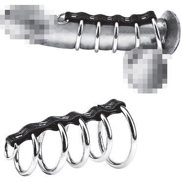 Blue Line 5 Ring Gates of Hell With Lead, черно-серебристый