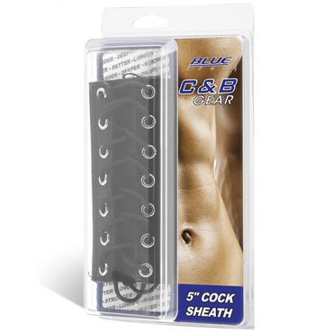 Blue Line 5" Cock Sheath, черная - фото, отзывы