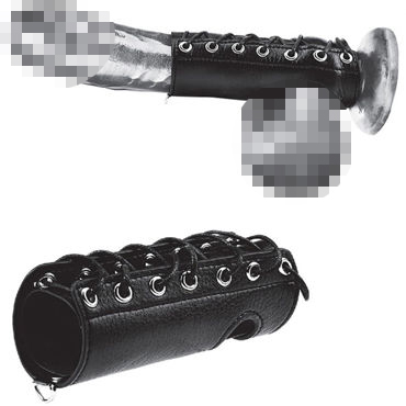 Blue Line 5" Cock Sheath, черная