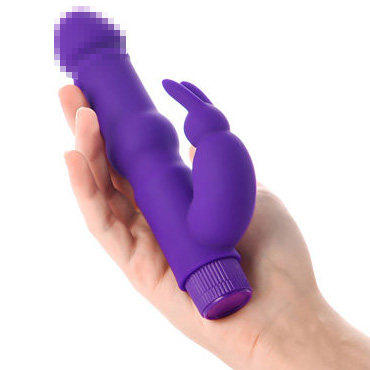 Toyfa A-toys Multi-speed Vibrator, фиолетовый - Вибратор с клиторальным стимулятором - купить в секс шопе