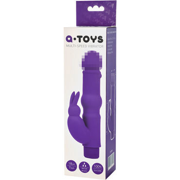 Toyfa A-toys Multi-speed Vibrator, фиолетовый, Вибратор с клиторальным стимулятором и другие товары ToyFa с фото