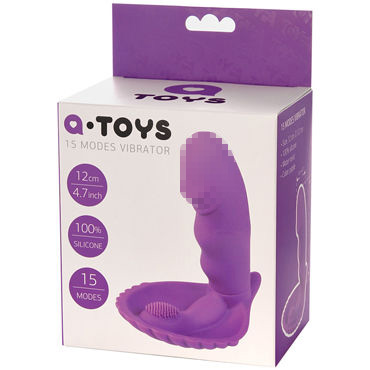 Toyfa A-toys 15 Modes Vibrator, фиолетовый - фото 8