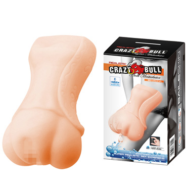 Baile Crazy Bull Мастурбатор, телесный, Мастурбатор с эффектом смазки