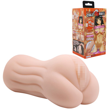 Baile Crazy Bull Мастурбатор, телесный, Мастурбатор с эффектом смазки