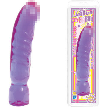 Doc Johnson Cristal Jellies Big Boy, фиолетовый