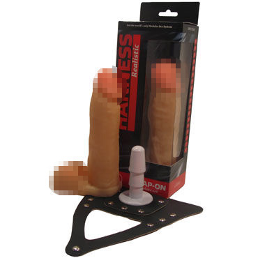 Биоклон Насадка-фаллоимитатор с поясом Harness