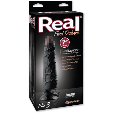 Pipedream Real Feel Deluxe No3, черный — фото 1