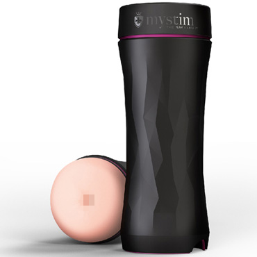 Mystim Opus E - Anal Version, черный/телесный