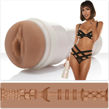 FleshLight Signature Janice Griffith Eden, коричневый/белый