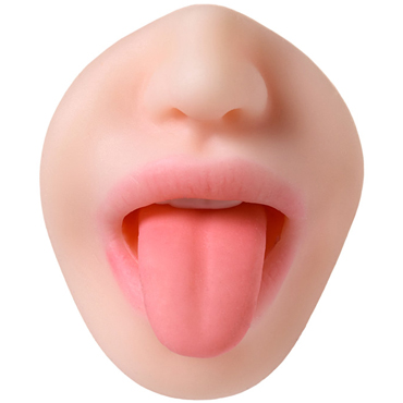 Toyfa Juicy Pussy Fruity Tongue, телесный, Мастурбатор реалистичный, рот и вагина и другие товары ToyFa с фото