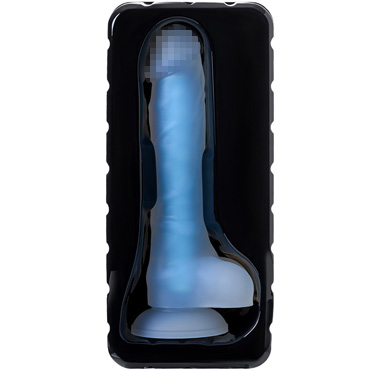 Toyfa Beyond Steve Glow, прозрачно-синий, Светящийся в темноте фаллоимитатор и другие товары ToyFa с фото
