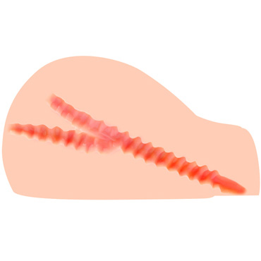 Kokos Juliana Hip, телесный - Мастурбатор полуторс с вагиной и анусом - купить в секс шопе