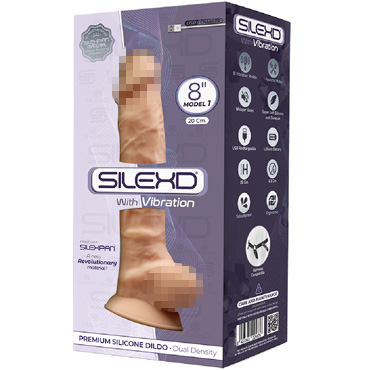 Adrien Lastic SileXD With Vibration 8", телесный