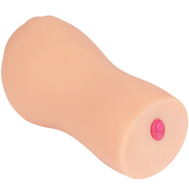 Kokos Emily Auto, телесный - Мастурбатор-вагина с богатым насыщенным рельефом и вибрацией - купить в секс шопе