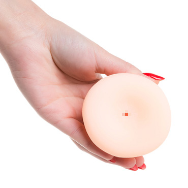 Sexus Men Pump Sleeve Fine Ass, телесная - Насадка на помпу в виде ануса - купить в секс шопе