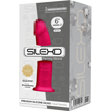 Adrien Lastic SileXD 6" Dildo Model 2, фуксия