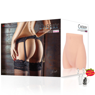 Kokos Cherry, Мастурбатор с вибрацией и ротацией, вагина и анус и другие товары Kokos с фото