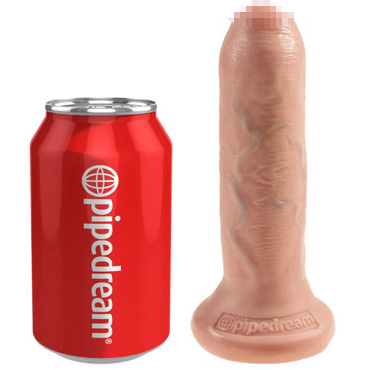 Pipedream King Cock Uncut 15 см, телесный - фото, отзывы