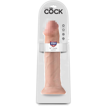 Pipedream King Cock 36 см, телесный — фото 1