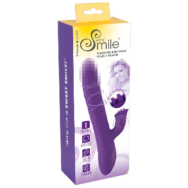 Sweet Smile Thrusting & Rotation Pearl Vibrator, фиолетовый — фото 10