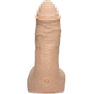 Doc Johnson Ryan Bones Signature Cocks, телесный - Фаллоимитатор с мошонкой на присоске и системой Vac-U-Lock - купить в секс шопе