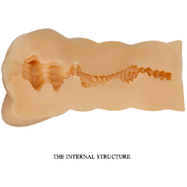 Baile Crazy Bull Lorraine, телесный - Компактный мастурбатор-вагина - купить в секс шопе