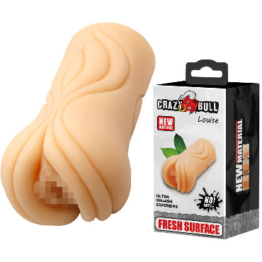 Baile Crazy Bull Louise, телесный, Компактный мастурбатор-вагина