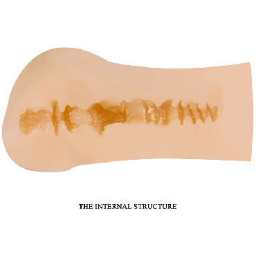 Baile Crazy Bull Modesty, телесный - Компактный мастурбатор-анус - купить в секс шопе