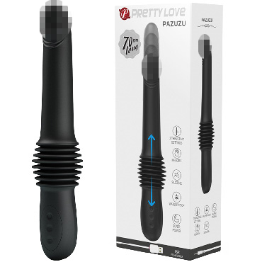 Baile Pretty Love Pazuzu, черный, Вибратор имитирующий фрикции
