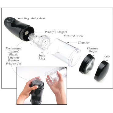 Новинка раздела Секс игрушки - Pipedream Extreme Toyz Mega-Bator Pussy, белый