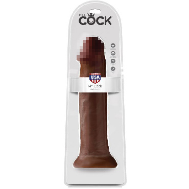 Pipedream King Cock 36 см, коричневый — фото 1