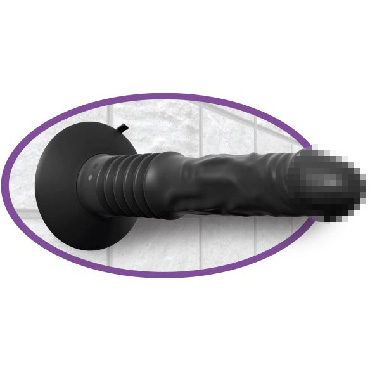 Pipedream Anal Fantasy Elite Vibrating Ass Fucker, черный - Анальный вибростимулятор с мощной присоской - купить в секс шопе