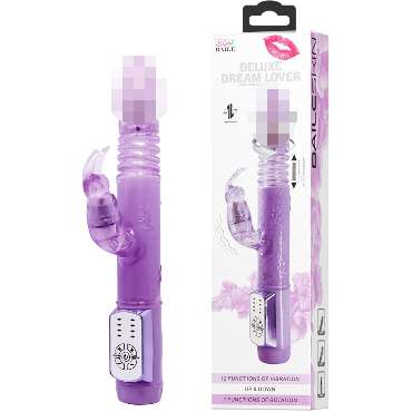 Baile Deluxe Dream Lover Up&Down, фиолетовый, Многофункциональный вибратор