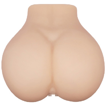 Baile Crazy Bull Promise to Satisfy, телесный, Мастурбатор вагина-анус с вибрацией догги-стайл и другие товары Baile с фото