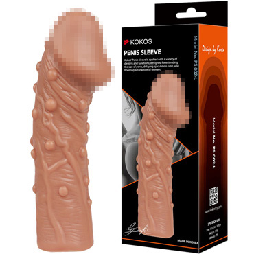 Kokos Penis Sleeve PS.002 L, телесная