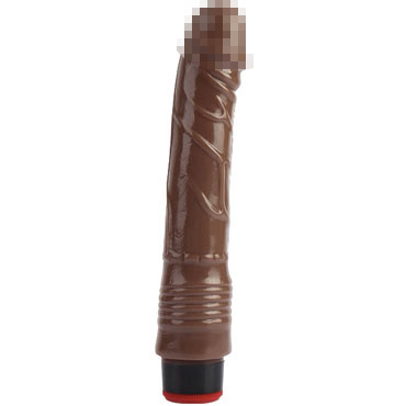CNT 9'' Vibrating Dildo, коричневый