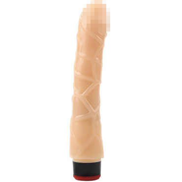 CNT 9'' Vibrating Dildo NO.2, телесный