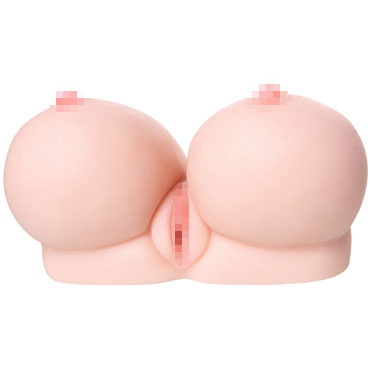 Toyfa Juicy Pussy Fleshy Boobs, телесный - Мастурбатор в виде груди с вагиной - купить в секс шопе