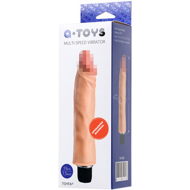 Toyfa A-Toys Toron, телесный, Реалистичный вибратор на батарейках и другие товары ToyFa с фото