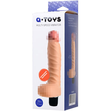 Toyfa A-Toys Nod, телесный, Реалистичный вибратор и другие товары ToyFa с фото