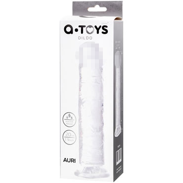 Toyfa A-Toys Auri, прозрачный - Фаллоимитатор реалистичный на присоске - купить в секс шопе