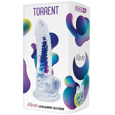Фаллоимитатор на присоске Torrent Jelly Dildo прозрачный — фото 1