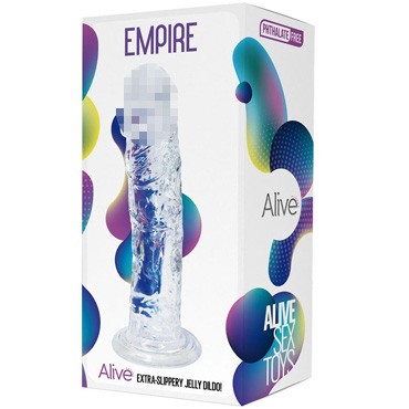Фаллоимитатор на присоске Empire Jelly Dildo прозрачный — фото 1