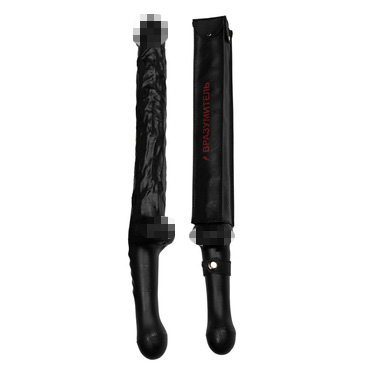 Фаллоимитатор Вразумитель, чёрный, 