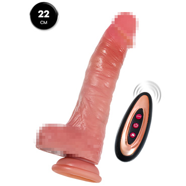 Вибратор-пульсатор RealMotion Mr.Baton, 22 см
