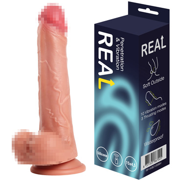 Реалистичный вибратор Real на присоске