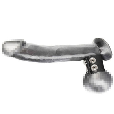 Blue Line Snap Ball Stretcher - Хомут-утяжка для мошонки - купить в секс шопе