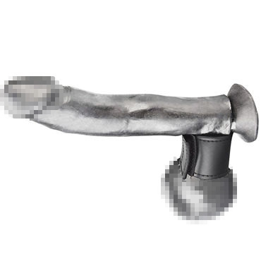 Blue Line Velcro Ball Stretcher - Хомут для мошонки на липучке - купить в секс шопе