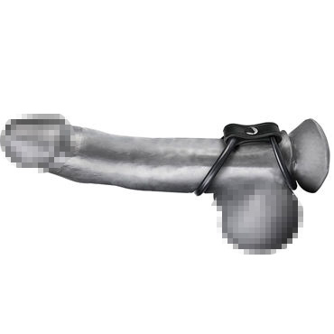 Blue Line эрекционное кольцо - На пенис и мошонку - купить в секс шопе