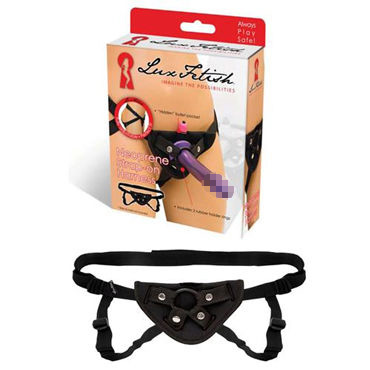 Lux Fetish трусики для страпона, черный
